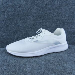 Athletech Women Sneaker Shoes White Synthetic Lace‎ Up Size 9.5 Medium